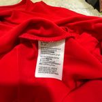 Thalia Sodi Red Blouse with Button Sleeve Accents Photo 6