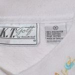 Vintage K.T. Golf polo shirt short sleeve top White Size M Photo 3
