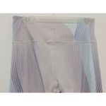 Peloton Women's Leggings High-Waist Geo White Blue Sails Geometric Size XL Photo 9