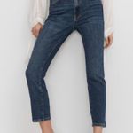 Mango MNG Slim Copped Dark Blue Jeans NWT Plus 16 Photo 4