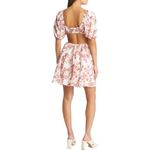 Bardot NWT Dress Eden Floral Minidress Red & White Print Women’s Size Medium NEW Photo 5