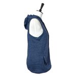 Active Life Tunic Vest Hooded Zip Front Pockets Blue Heather Women’s Size Small Photo 2