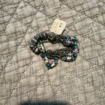 Cherry LA Black and Blue Multi-Strand Bracelet Brand New Bright ColorFul Casual Photo 1
