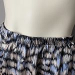 Vintage Straight Skirt Slip Abstract Elastic Waistband Retro 70s 80s Retro Black Size M Photo 8