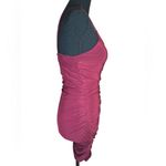 Fashion Magazine Vintage Whimsigoth Comfy Ruched Wine Strappy Evening Dress M Photo 2
