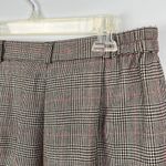 Requirements Vintage 100% wool plaid  size 12 pleated straight leg pants Photo 8