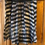 Daytrip  Black Paisley Sleeveless Babydoll Shirt Photo 2