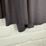 The Frock Dark Taupe Gray Long Sleeve Tunic Top Classic Flowy Large Photo 6