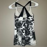 Lululemon Practice Daily black & white floral tank top women’s size small 4 Photo 6