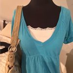 American Eagle Vintage Y2K  Blue Babydoll T-shirt Photo 1