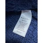 Michael Stars Navy Blue Waffle Knit Half Puff Sleeve Blouse Sweater Top Size M Photo 3