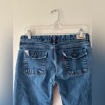 Levi's 545 Low Boot Cut Jeans Womens Size 8 Stretch Y2K Casual Dark Wash Vintage Photo 4
