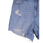 Hollister Ultra High-Rise 90s Denim Shorts Ripped Distressed Light Wash 6 Photo 3