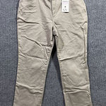 Gloria Vanderbilt  Amanda Jeans Women 18S Khaki Denim Cotton Stretch Straight Leg Photo 0