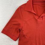 Lululemon  Sz 0 Swiftly Tech Relaxed-Fit Polo Shirt Cropped Hot Heat / Red Glow Photo 4