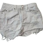 Garage Women's White Denim High-Rise Festival Shorts Size 3 Photo 0