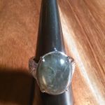 Madagascar Fire Labradorite Stainless Steel Ring (Size 8) Photo 9
