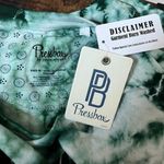 Press Box Apparel Green Tie Dye Michigan State Cotton Crop Top Size Large Photo 6