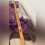 Free People Fairy Dress Asymmetrical Boho Purple Patchwork Hippie Y2K 90 Sz MED Photo 5