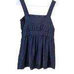 Alfani  100% Silk Black Baby Doll Tank Top Size 4 Photo 4