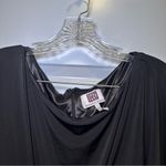 Laundry by Design  Black Elbow Sleeve Rhinestone Accent Dress 8 Photo 3