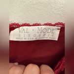 Vintage Val‎ Mode Red Slip Nightgown Medium Photo 3