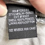 Velvet Heart New! Gray Chambray Knee Length V-Neck Dress Photo 8