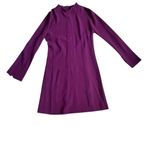 Theory  Admiral Dolman Shift Dress Maroon Red Above the Knee‎ A-Line Dress Size 6 Photo 3