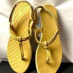 Sperry TO SIDER WO SIZE 8 GOLD THONG SANDAL ADJ ANKLE STRAP HOOK LOOP CLOSE Photo 0