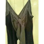 Band of Gypsies Black Crushed Velvet Midi Dress size S NWT Photo 4