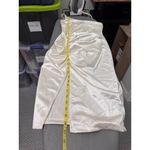 Windsor  Ivory Satin Ruched Bodycon Dress XS Photo 8