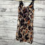 CAbi  Radiant Burnt Velvet Dress/Tunic Style#3514 Orange Purple Grey XS Photo 2