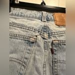 Levi's Vintage Levi’s 512 Distressed  Cut Off Shorts Light Wash Photo 10