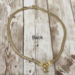 Vintage Unsigned Omega Style Gold Necklace Photo 2