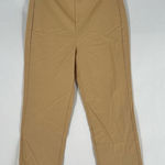Chico's  Classic Stretch Tank Khaki High‎ Rise Pull On Straight Leg Crop Pants 4 Photo 0