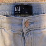 Gap BOGO!! Denim 5” Light Wash Jean Shorts with Cuffed/Frayed Hem Photo 4