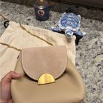 Polene  Un Numero Mini Beige Bag Chain Strap Calf Leather & Suede Photo 8