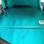 The North Face  Jester Black Teal Adjustable Strap Zip School Travel Backpack Bag Photo 3