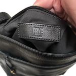 Frye  Leather Crossbody Bag Claude Messenger Pebbled Black Photo 11
