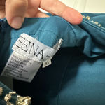 Mac Duggal Ieena for Sapphire Long Sleeve Jewel Trimmed Charmeuse Gown- NWT Photo 11