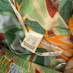 True Destination Tropical Print Women's Wide Leg Pants XL Green Photo 5