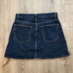 Reformation  Sz30 Lydia High Rise Dark Denim Casual Mini Skirt Photo 4