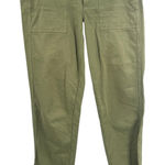 J.Crew  Chino Pants Olive Green 100% Cotton Women's Size 00 Photo 0
