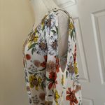 Anthropologie Fig and Flower Floral Cold Shoulder Top Size Medium Photo 5