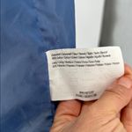 Esprit  Blue Trench Coat Womens US 10 Belted Double Breasted Cotton Photo 7