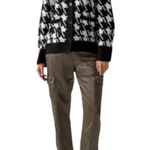 Sanctuary NWT Warms My Heart Drop Shoulder Button Classic Houndstooth Cardigan L Photo 13