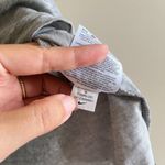 Nike Dri Fit V Neck Top Tee T Shirt Run Gray w/ blue black cheetah print Size M Photo 3