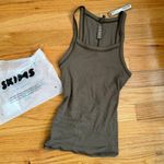 SKIMS Cotton Rib Scoop Tank Top Cardi B Photo 0