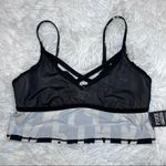 PINK - Victoria's Secret PINK VICTORIA’S SECRET Ultimate Unlined Bralette XS Black White Graphic Photo 12