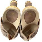 Earthies Setina Wedge Sandal Women 11 Taupe Leather Laser Cut Platform Boho Chic Brown Photo 8